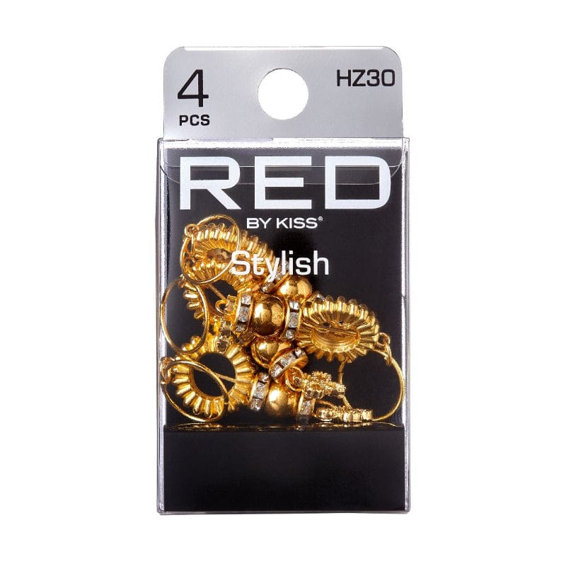 Red by Kiss Large Hair Beads (240pcs)