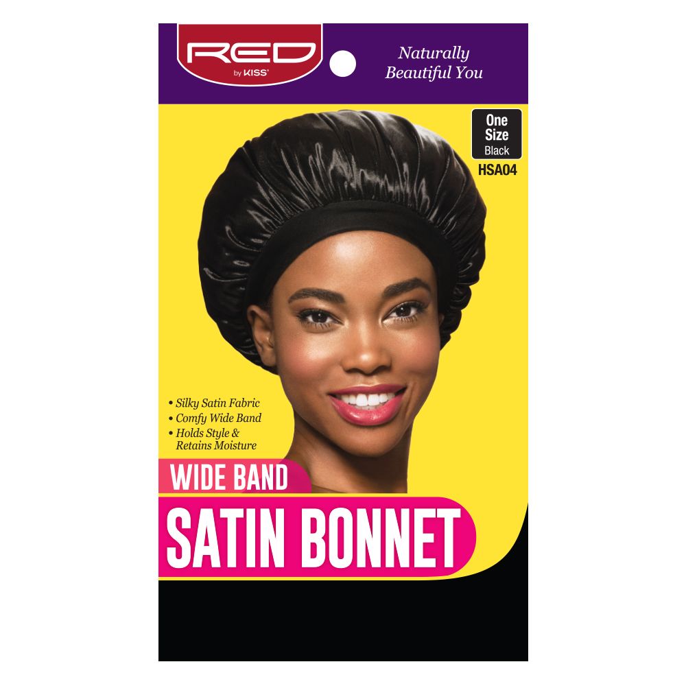 Red by Kiss X-Large Satin Bonnet #HSAP01A Assorted