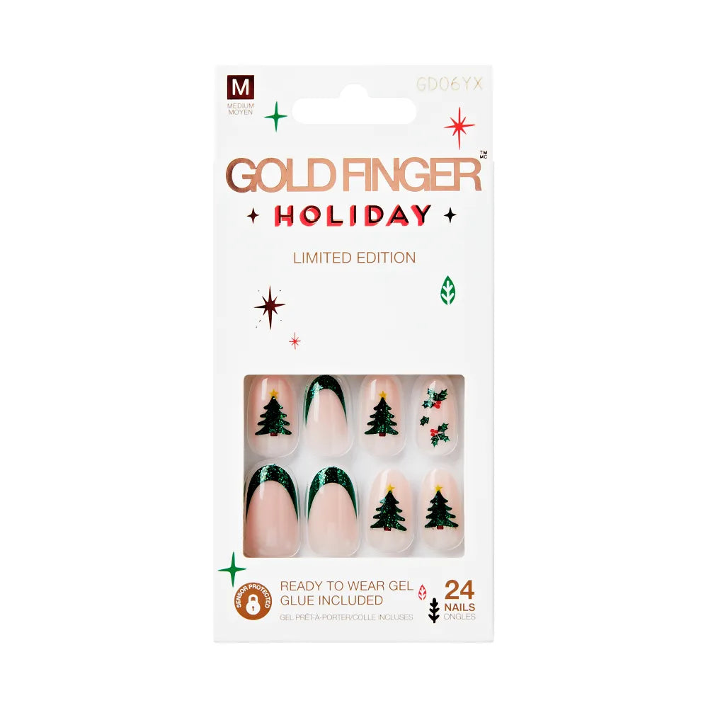 KISS GoldFinger Holiday Limited Edition Nails