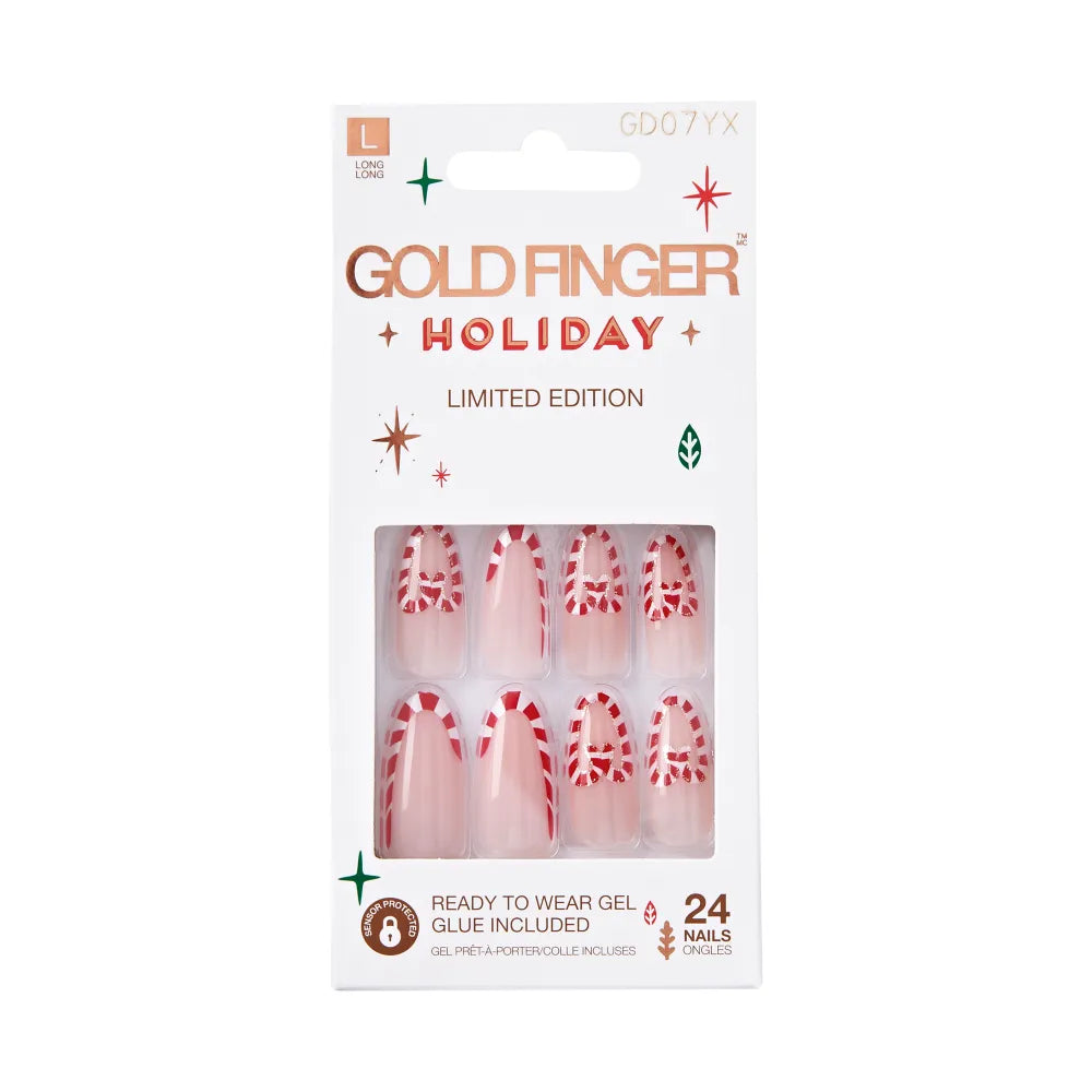 KISS GoldFinger Holiday Limited Edition Nails