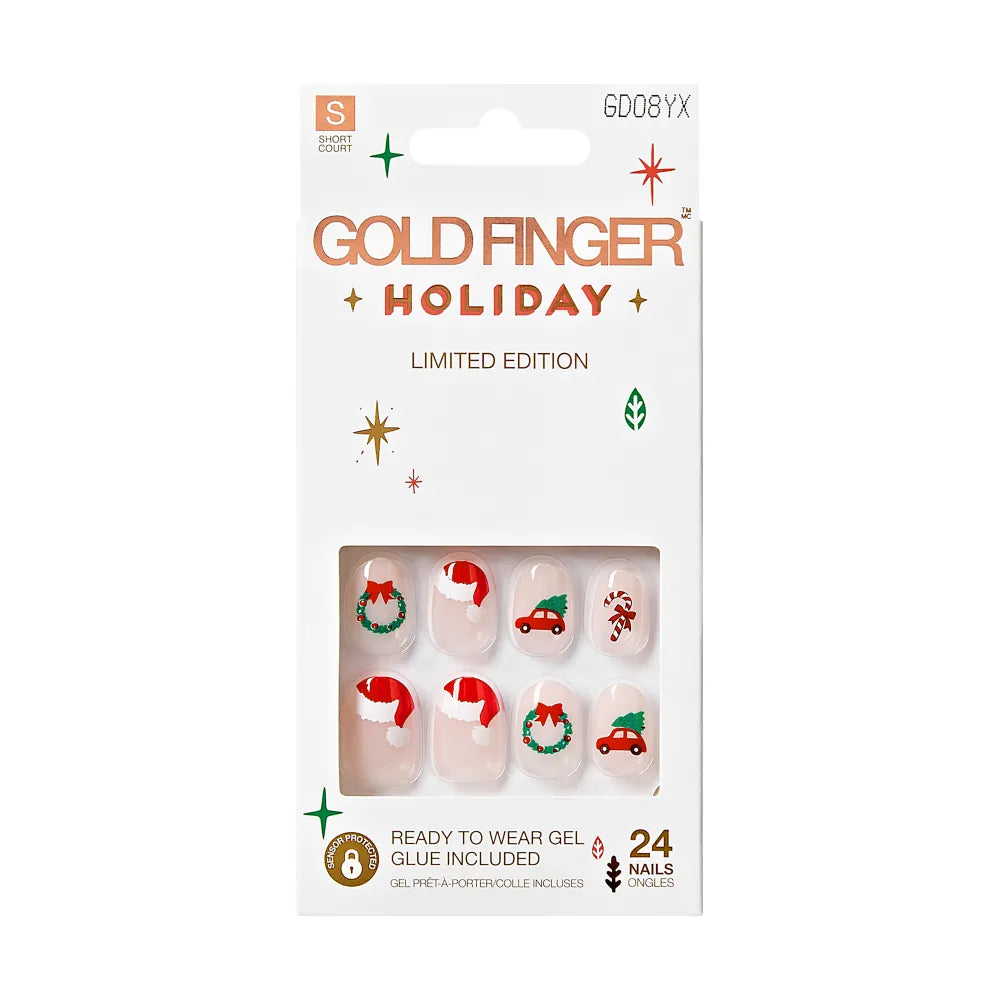 KISS GoldFinger Holiday Limited Edition Nails