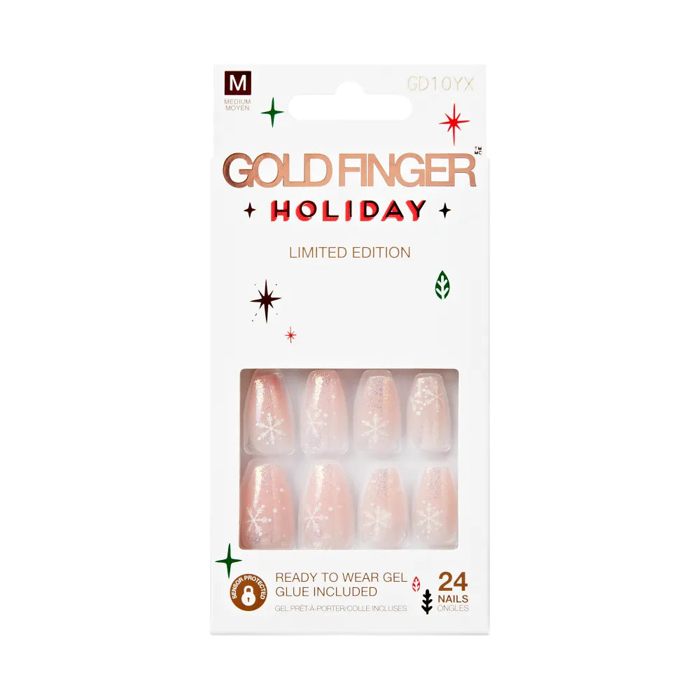 KISS GoldFinger Holiday Limited Edition Nails