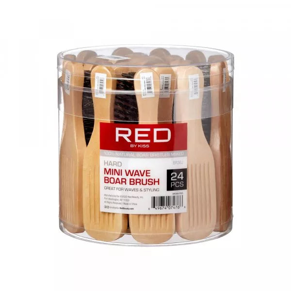 RED by KISS Mini Wave Boar Brush (BR36J)