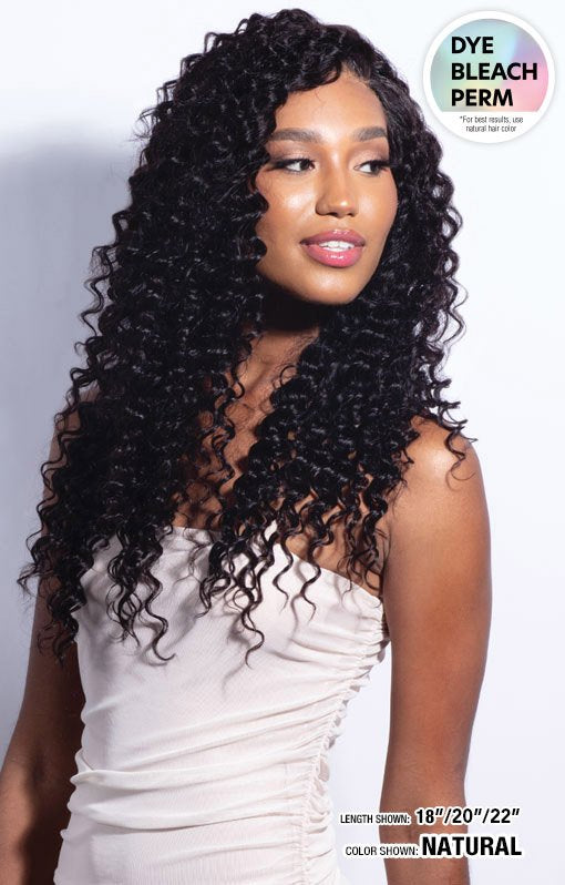 Shake N Go Glossy 100% Virgin Remy Hair Weave - DEEP WAVE