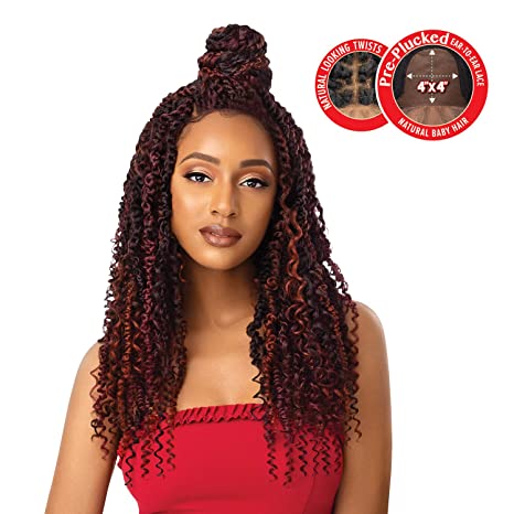 (D) Outre Twisted Up Lace Wig - Boho Passion Waterwave 22"