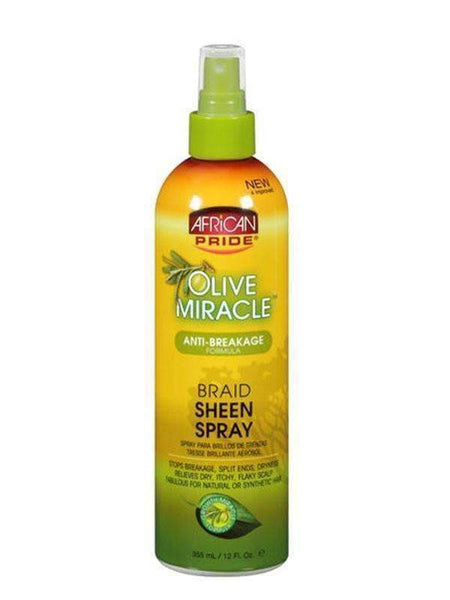 Organic olive oil sheen spray - Afrikana