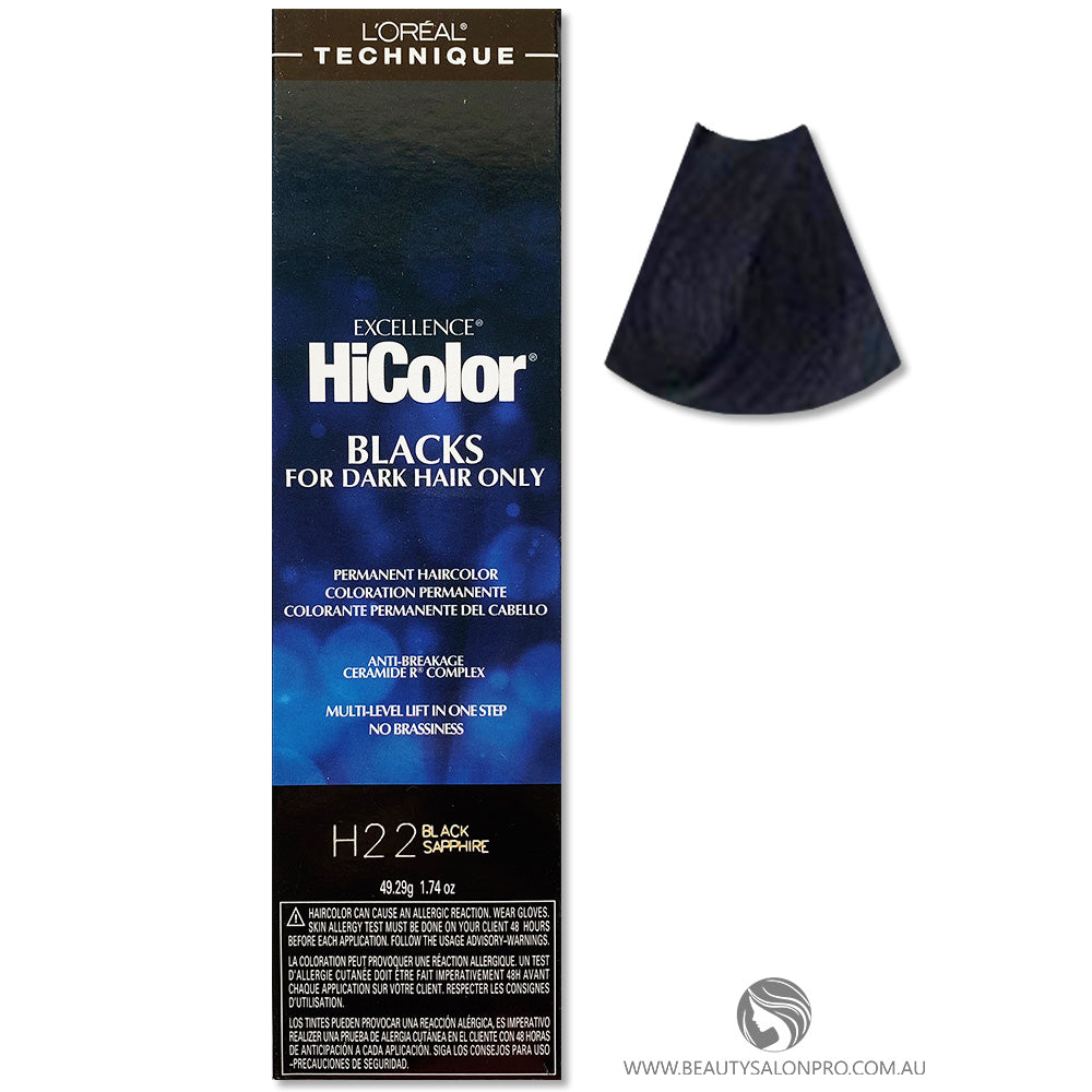 H21 - Black Onyx , L'oreal Technique- Excellence HiColor- Violets